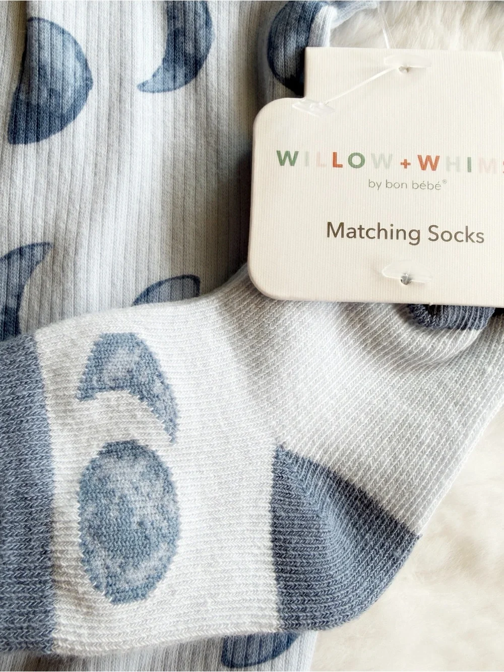Willow + Whimsy Baby Boys Blue Moon 4pc Set